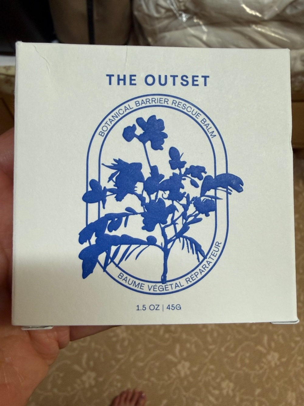 The Outset Botanical Barrier Rescue Balm - Blue